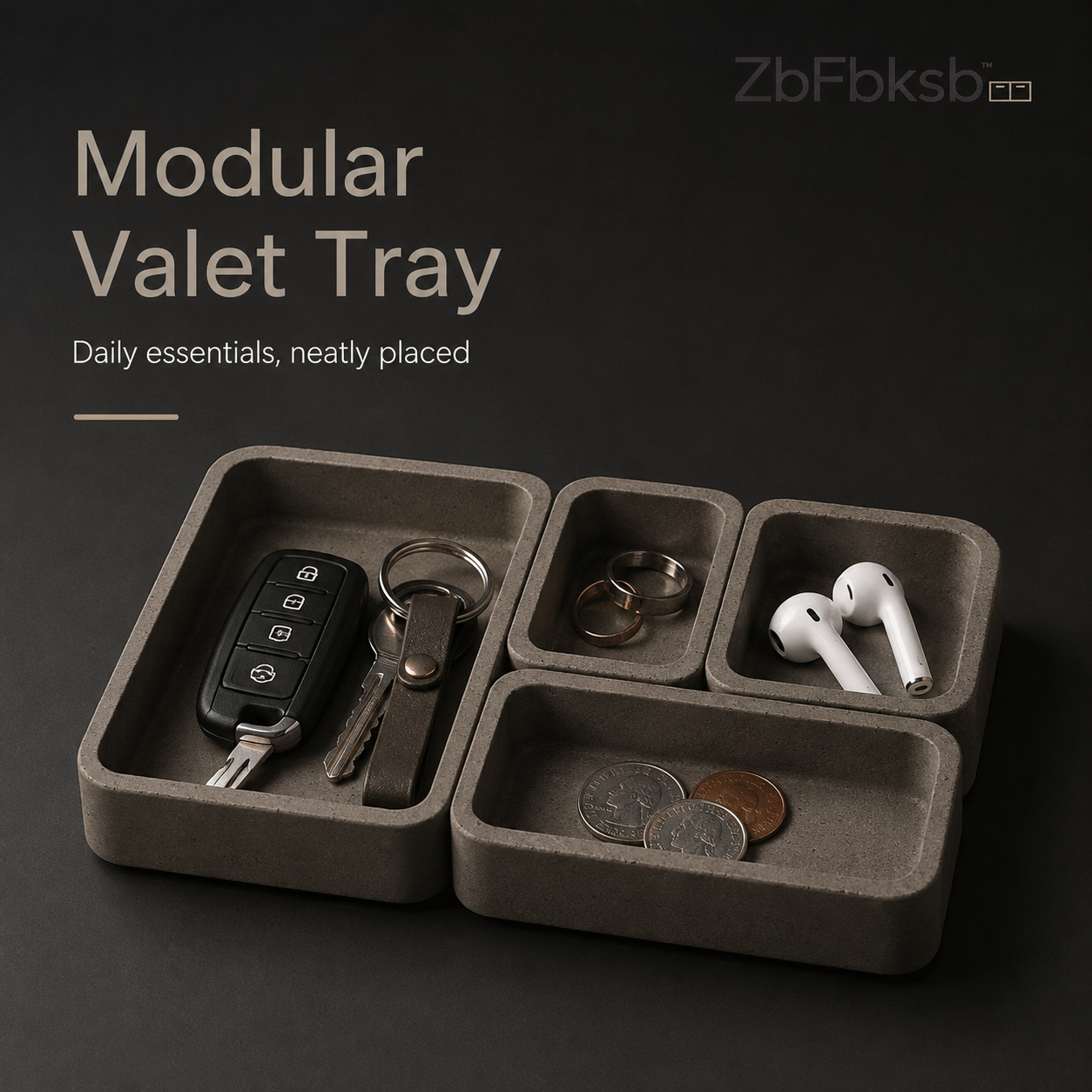 ZbFbksb™ Modular Valet Tray