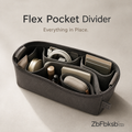 ZbFbksb™ Flex Pocket Divider — Modular Bag Organizer Insert