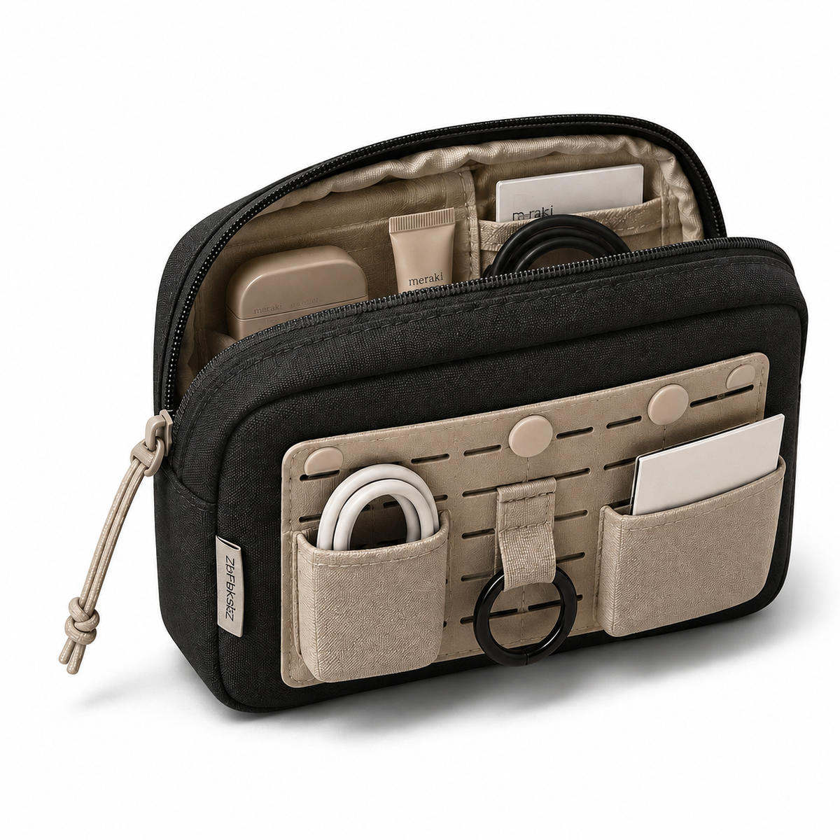 ZbFbksb™ Snap Grid Catch Pouch — Modular Everyday Organizer