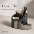 ZbFbksb™ Sculpted Desk Organizer
