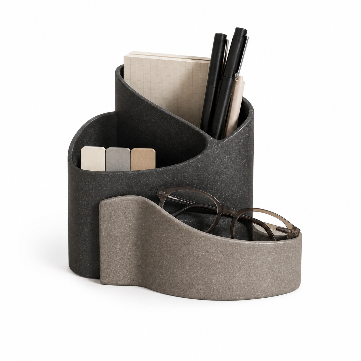 ZbFbksb™ Sculpted Desk Organizer